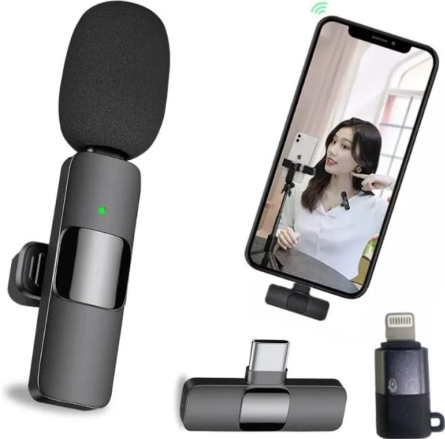 K8/k9/k35 Single microphone Wireless Lavalier Microphone Studio Gaming for Type-C